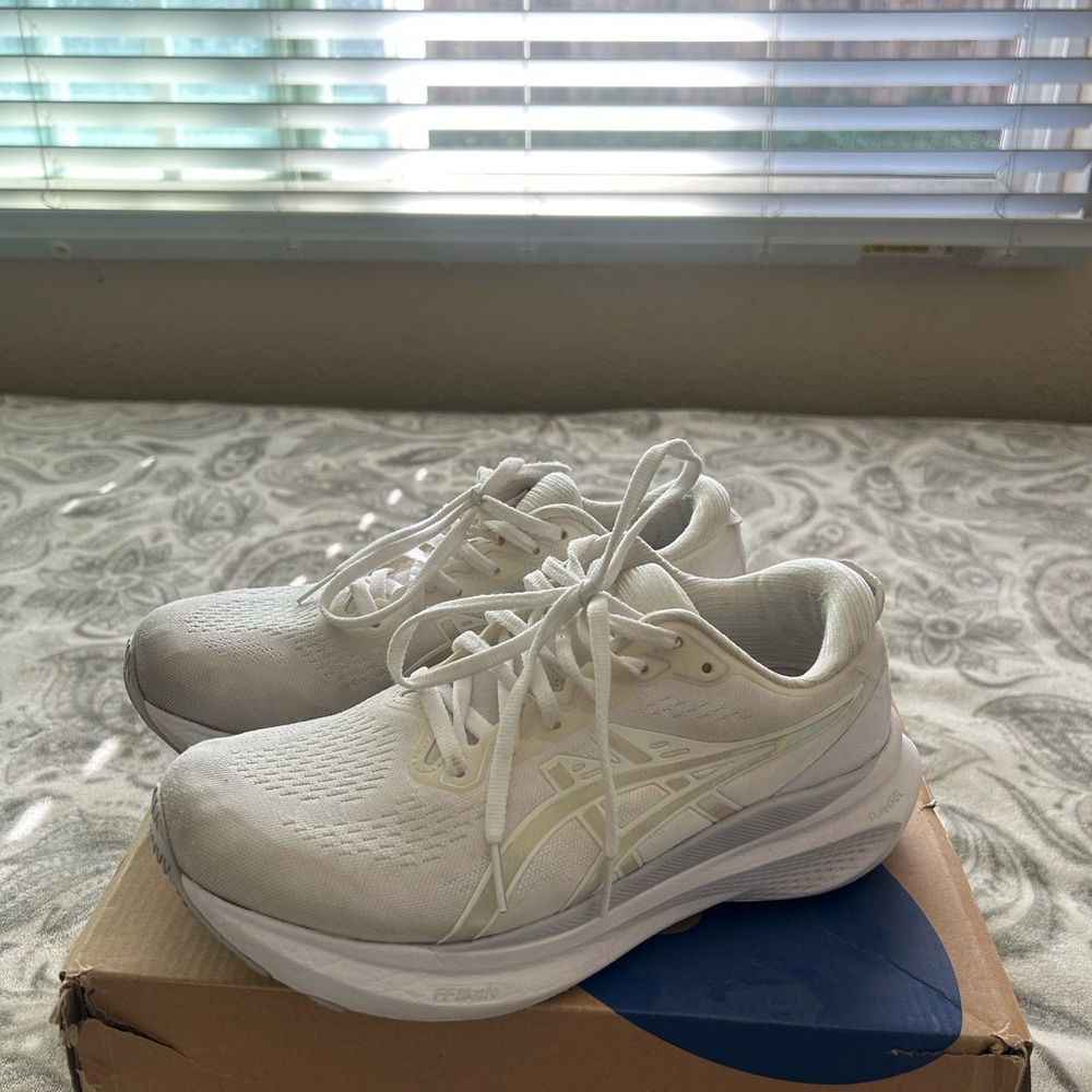 ASICS White Running Shoes